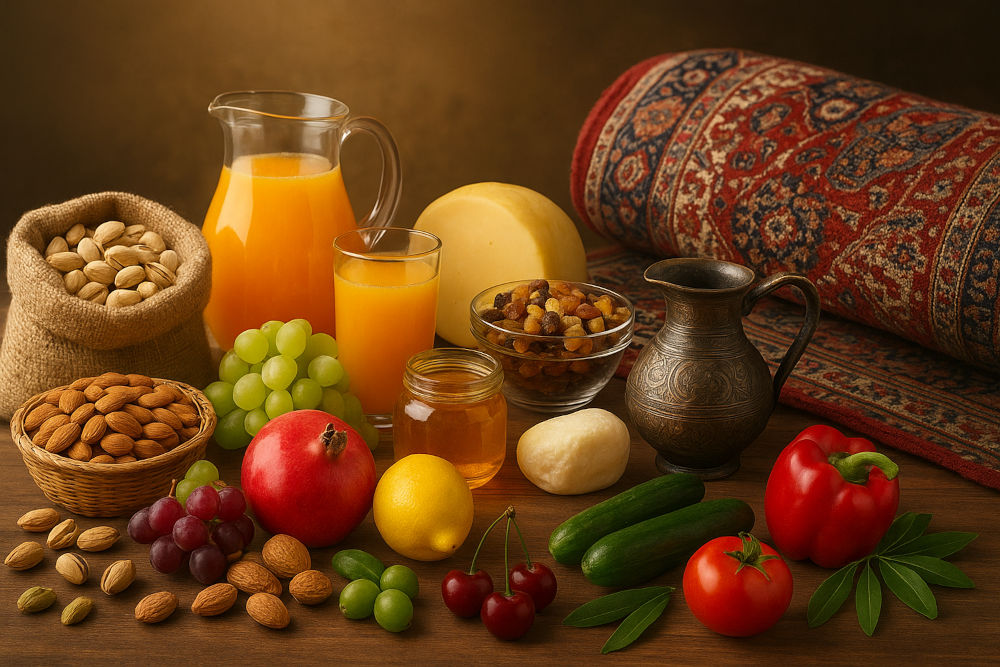 لیست کالاهای صادراتی استان قزوین